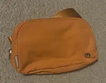 Lululemon Athletica everywhere Belt Bag in mustard yellow