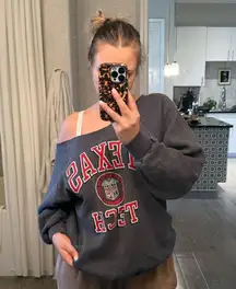 University sweatshirt