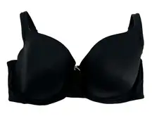 Cacique by Lane Bryant plus size black light lined balconette bra basic size 40F