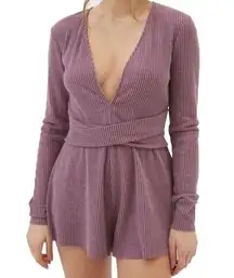 Urban Outfitters Out From Under Hanna Twist Front Romper Womens Small