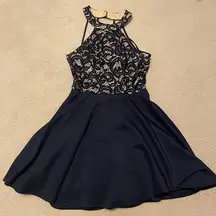 Blue homecoming dress