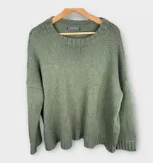 Wooden Ships Womens Small Medium Ansel Crew Lightweight Mohair Wool Sweater