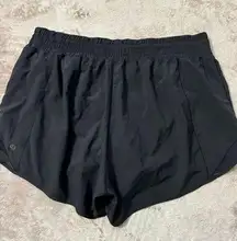 Lululemon Women's Speed Up Lined Black Short Active Size 12