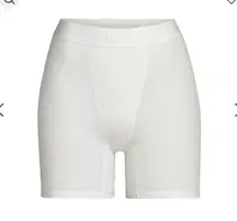 Skims Cotton Rib Boxer Bone