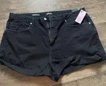 Wild Fable Black Jean Shorts