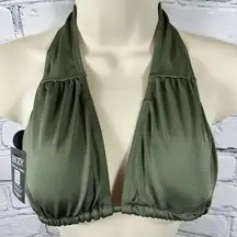 Cotton On Body Wear 6 Ways Floss Bikini Top Convertible Olive Green XS NWT