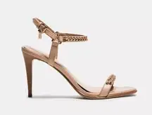 Coach  Nude Heeled Sandals‎ |Size 10 B