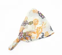 Floral Butterfly Wide Headband - Boho Elastic Hair Wrap, Soft Rayon Gauze Hair Scarf, Women’s Bohemian Hair Accessory, Festival Headband