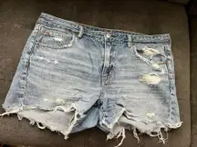 denim shorts