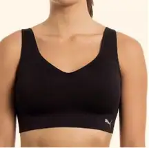 Seamless Sports Bra in Black Convertible Straps Size Medium