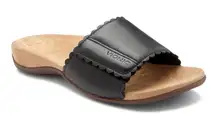 Vionic Florence adjustable slide sandal Women black size 8 never worn outside