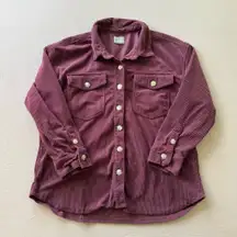 Berkley Jensen Corduroy Shirt Jacket