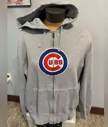 Nike  Chicago Cubs Women’s Medium Full ZIP Gray Hoodie