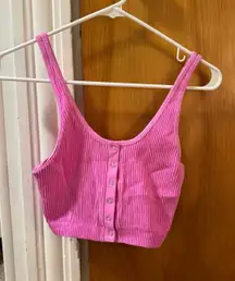 Aerie Ribbed Crop Tank Top