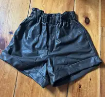 Abercrombie & Fitch Leather Shorts