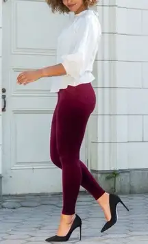 SPANX Burgundy Leggings Sz SP