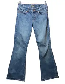 Seven7 Sexy Flare Jeans‎ Low Rise Denim Bootcut Jeans Size 29 Blue