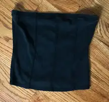 H&M Dark Gray Stretch Tube Top NWT