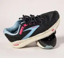 Brooks Ghost Max Women's Running Shoes Wide 9.5 Neutral Cushion Pink Blue