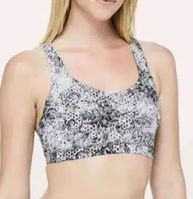 Lululemon  Free To Be Serene Bra Serigraph Starling black multi size 8