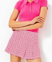 Lilly Pulitzer Malaga Skort UPF 50 Passion Fruit Pink Resort Butterfly Pattern M