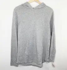 So Light Grey Fox Lounge Life Long Sleeve Sweatshirt Junior's Size Small S NWT