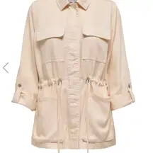 NWOT Sweet Rain Light‎ Tan Utility Jacket