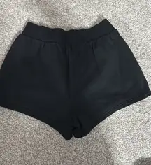 Alo black sweatshorts 