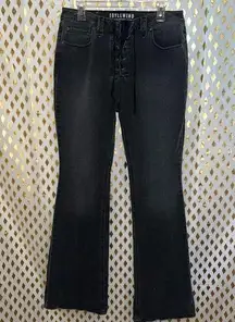 Idyllwind Miranda Lambert lace up flared jeans size 14