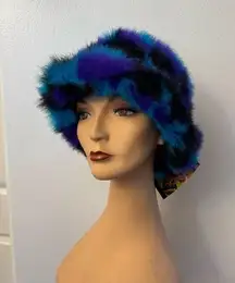 New Pony Express Black, Blue & Purple Hat