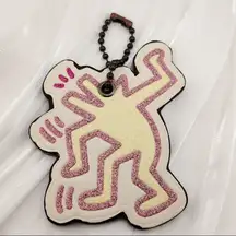 Coach x Keith Haring Dancing Dog Hangtag Bag or purse 
Charm