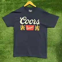 Coors Banquet navy T-shirt size medium 