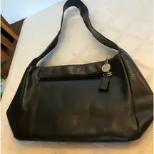 Vintage Leather The Sak Shoulder Purse Black