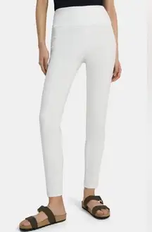 Theory Yoke Legging brand  in Stretch Cotton SIZE M preowned white