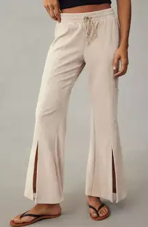 Daily Practice by Anthropologie Drawstring Flare Pants