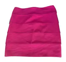 Charlotte Russe Hot Pink Bodycon Mini Skirt