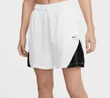 Nike Fly Loose Basketball Shorts White Black Size Women's Small NEW