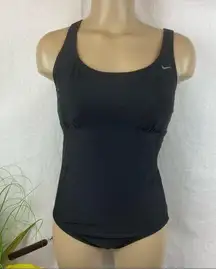 Nike Black 1 Piece Sport Athletic Swim Bathingsuit M