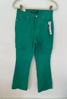 Blue Spice Women's‎ Emerald Green Bootcut Recycled Jeans Size 5 - NWT