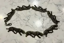 Bronze Leopard Chain Belt