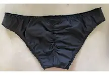 Becca Swim Black Ruffle Scrunch Bikini Bottoms