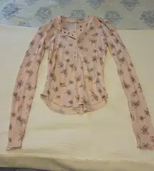 Women’s Free People Long Sleeve Top waffle knit