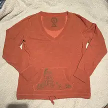 Life is Good Semi-Fitted V-Neck Sweatshirt 