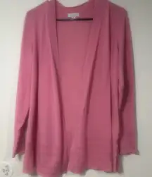 Charter Club Women's Cardigan Sweater Size‎ M  74%rayon 25%nylon