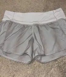 Lululemon glitter speed up shorts 