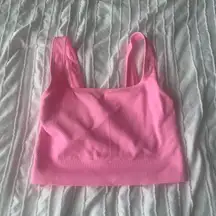 Pink Sports Bra