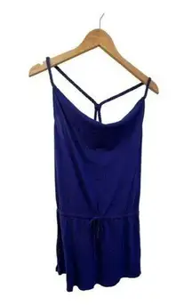 Converse‎ One Star Tank Dress Size Medium Braid Strap Drawstring Waist Purple​​​