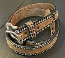 Justin Belt Chukka Women’s 48 C10959‎ Leather Silver Western Horse Rodeo Cowgirl