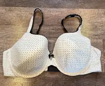 NWT Victorias Secret Body By Victoria Lined Perfect Coverage Polka Dot Bra 40D