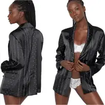 Victoria's secret oversized satin blazer size S